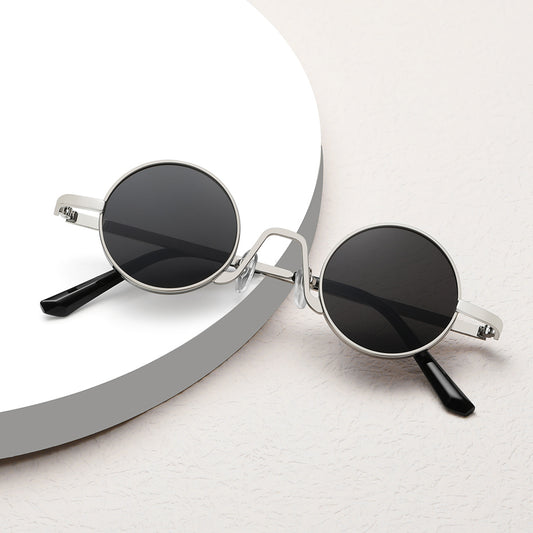 Men's Narrow Round Sunglasses 9301