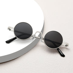 Men's Narrow Round Sunglasses 9301
