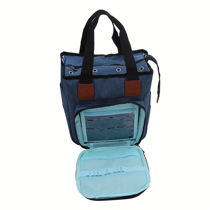 1pc Knitting Bag Crochet Storage Tote Bag Portable Yarn Storage Carrying Bag