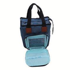 1pc Knitting Bag Crochet Storage Tote Bag Portable Yarn Storage Carrying Bag