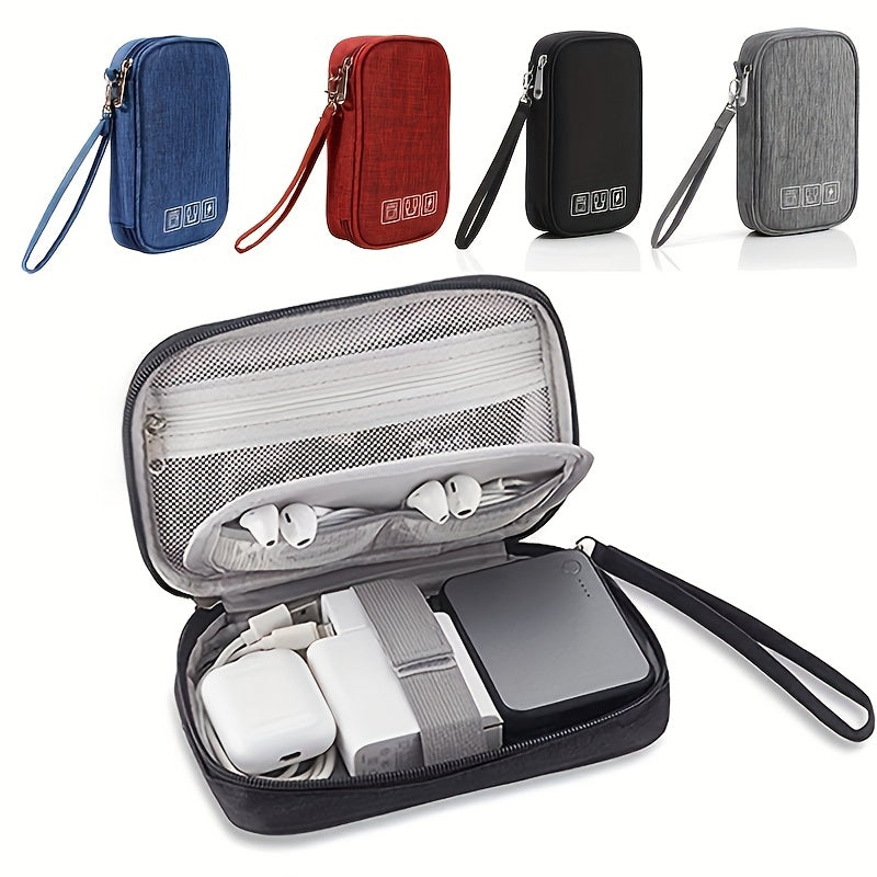 Zipper Data Cable Bag Travel Organzier Lightweight Container
