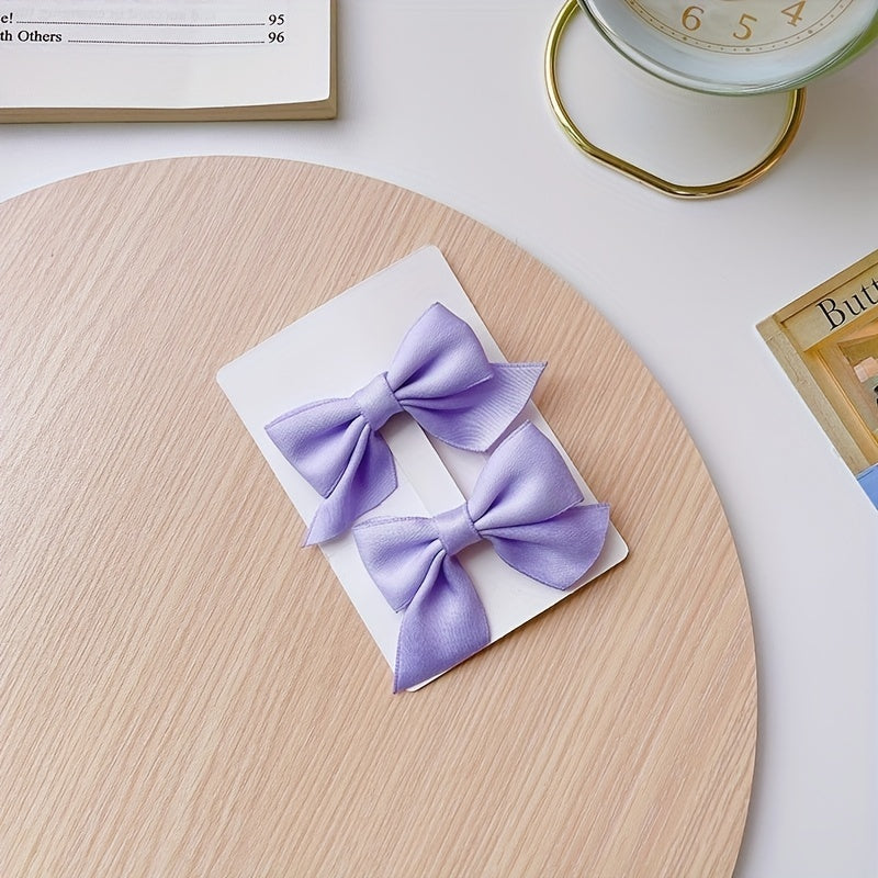 Cartoon Bow Hair Clips Decorative Hair Accessories Holiday Gift