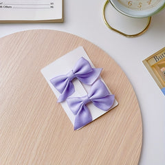 Cartoon Bow Hair Clips Decorative Hair Accessories Holiday Gift