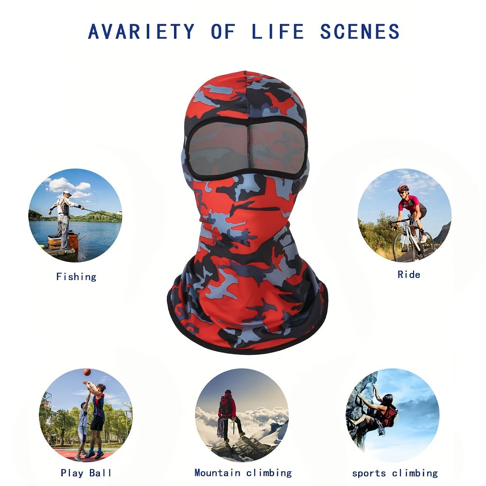 Summer Outdoor Sports Cooling Face Mask Bicycle Motorcycle Riding Headgear