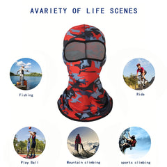 Summer Outdoor Sports Cooling Face Mask Bicycle Motorcycle Riding Headgear