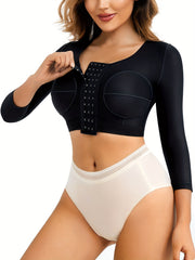 Women's Arm Shaping Compression Top With Bra Posture Corrector