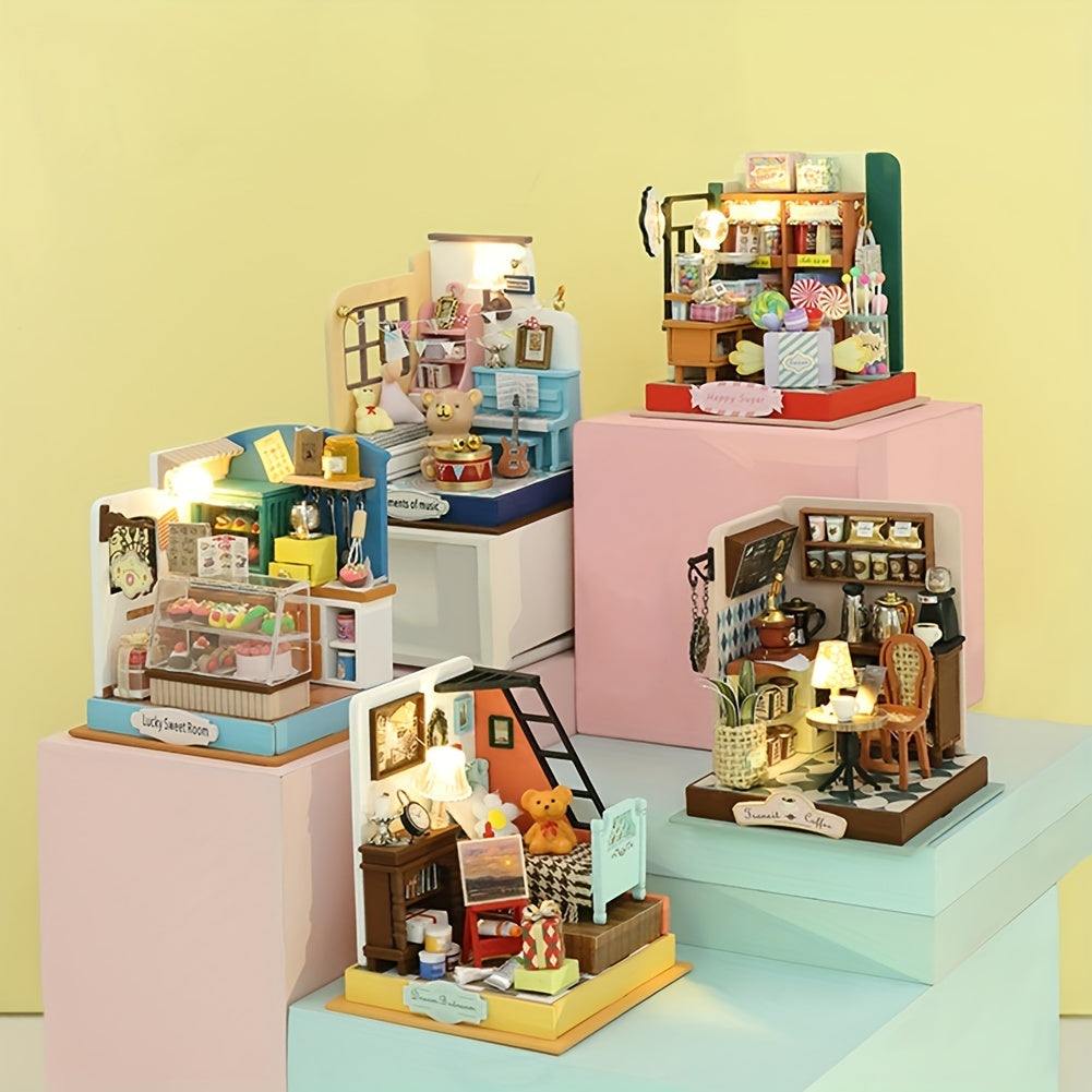 DIY Dollhouse Mini Kit With Furniture Creative Room Mini Dollhouse Toy