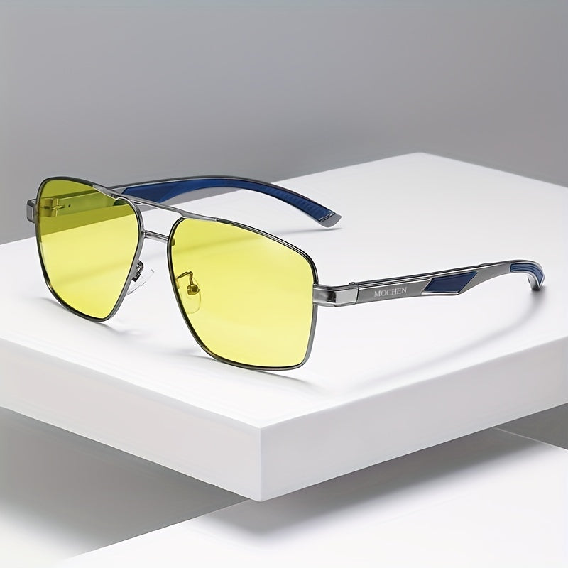 Polarized Aviator Sunglasses Night Driving Glasses Anti Glare