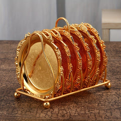 Metal Cake Plate Golden Plate For Party Wedding