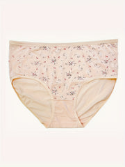 3 Pack Women's Plus Size Ditsy Floral Print High Stretch Briefs