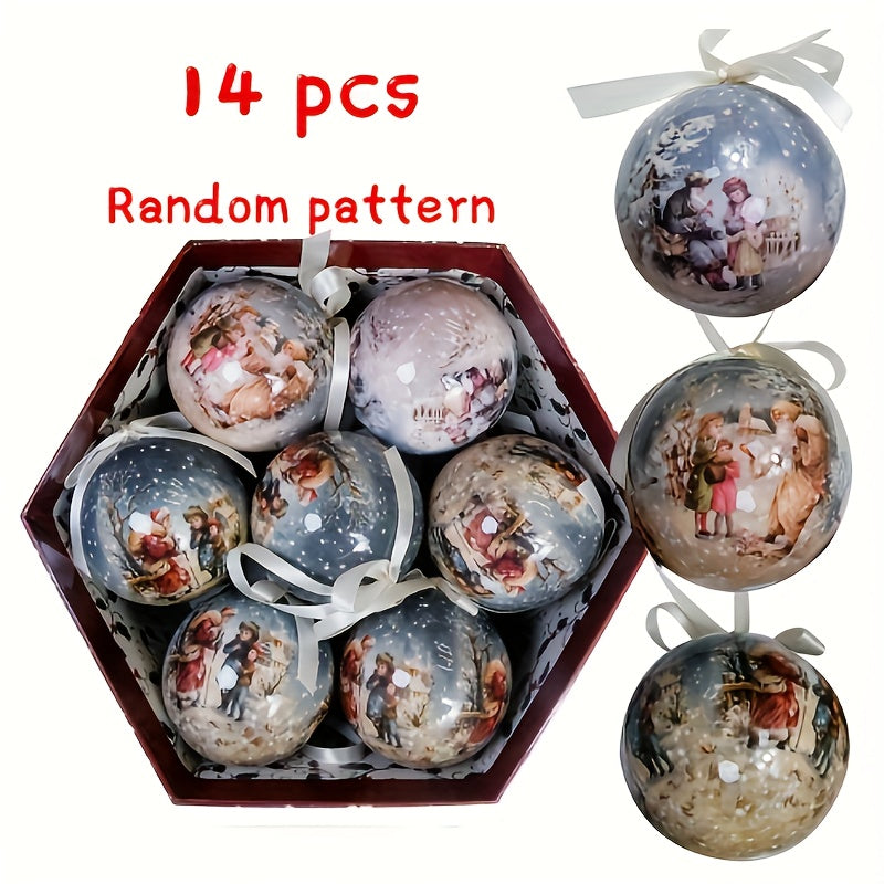 14pcs Christmas Tree Decoration Ball Set