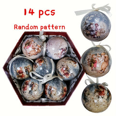 14pcs Christmas Tree Decoration Ball Set
