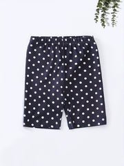 Girls' Polka Dots Beach Shorts Stretch Swim Lounge Shorts
