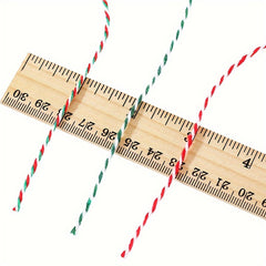 3pcs Candy Rope Ribbon 2mm Cotton Rope For Gift Packaging Arts And Crafts