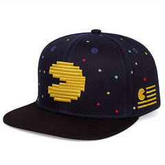 Cartoon Beans Embroidery Baseball Cap Snapback Hat Hip Hop Sunscreen Outdoor Spo