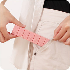 2 Pk Pink PPSU Pill Storage Box Travel Medicine Organizer