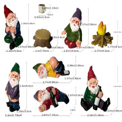 Drunken Gnomes Dwarf Garden Decor Outdoor Decorations Gift For Women
