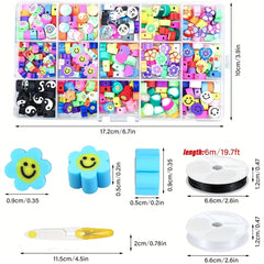 3000pcs Girls DIY Bracelet Beads Children's Gift