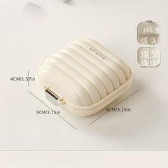 Mini Sealed Moisture-proof Pill Box Portable Jewelry Storage Box
