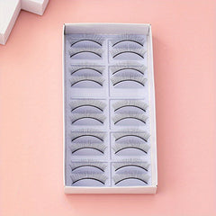 10 Pair 8mm Practice Eyelash Extensions Strips for Training