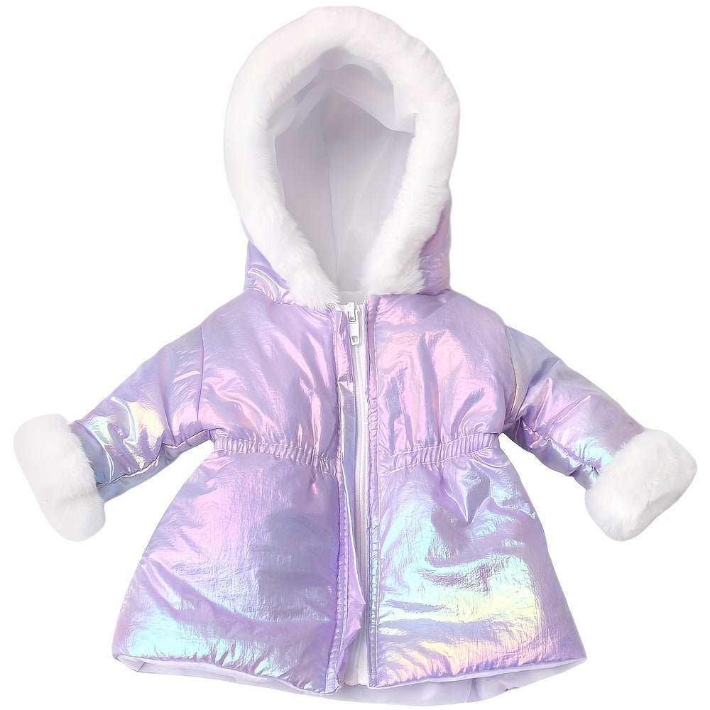Winter Doll Jacket Cozy Coat Bright Pink Purple Rose