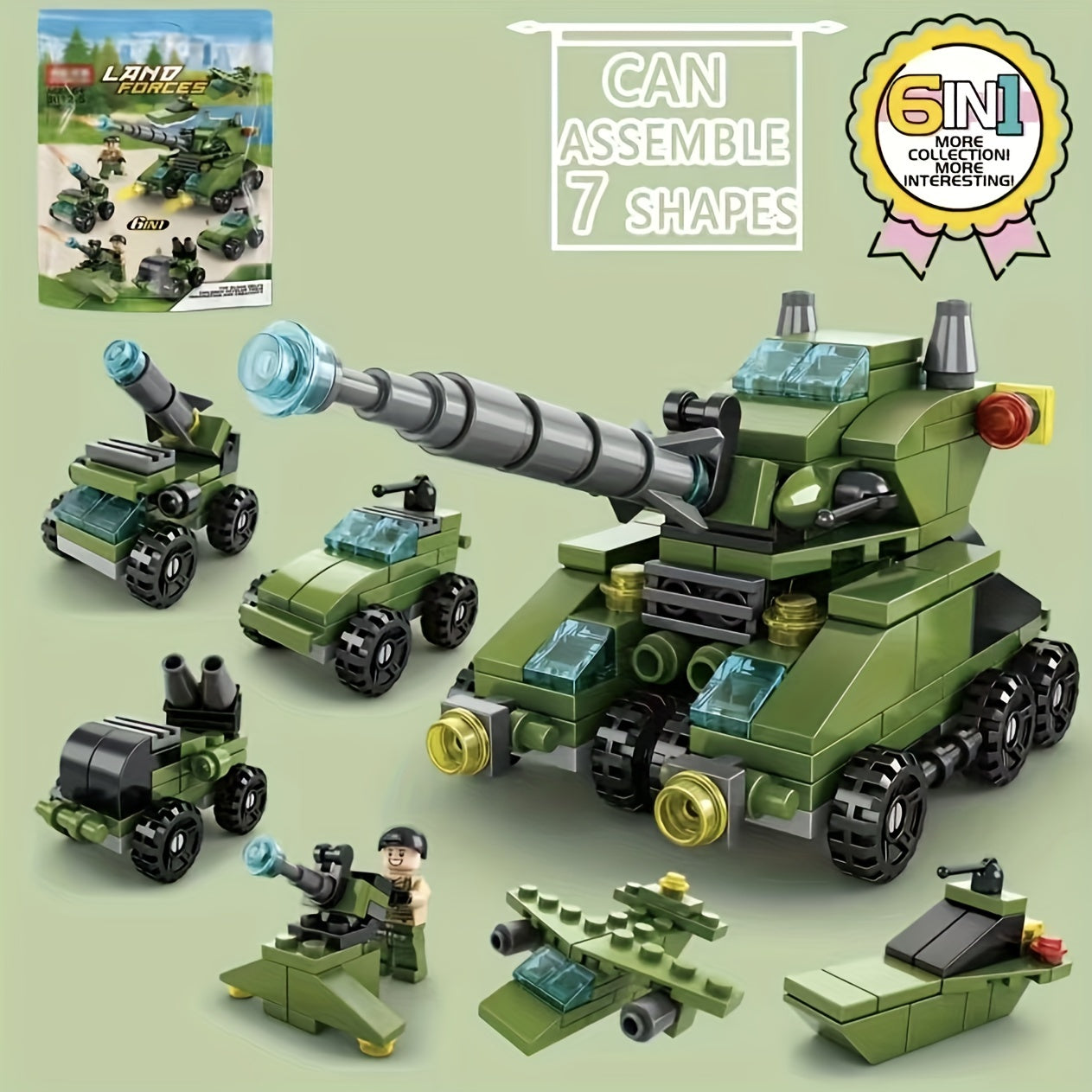 Educational Building Blocks Toy Model Gift For Boys Girls