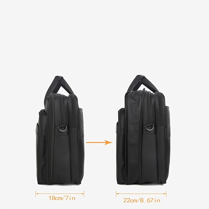 17.3 Inch Laptop Bag Expandable Briefcase for Men Women