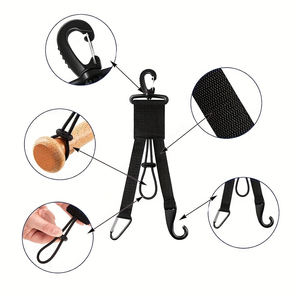 Baseball Softball Gear Hanger Bat Holder with Glove Clip and Helmet Hook