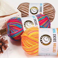 10Pcs Gradient Cotton Yarn DIY Craft for Sweater Scarf Socks and Gloves