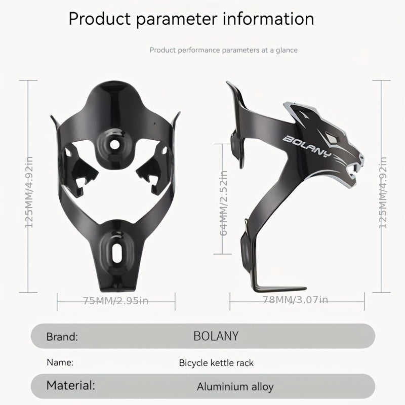 Colorful Aluminum Alloy Bike Bottle Holder Lightweight Anti Scratch Cup Mount