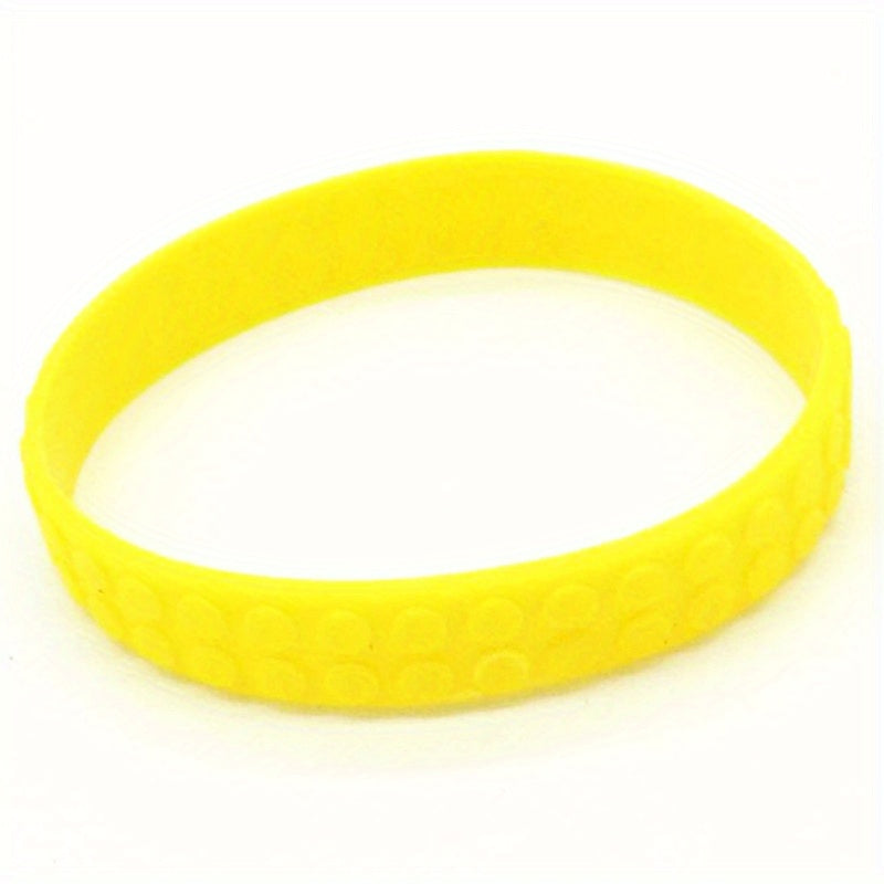 Silicone Wristband Building Blocks for Sports and Play