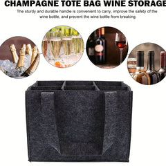 Red Wine Felt Bag Christmas Wedding Wine Storage Bag Gift