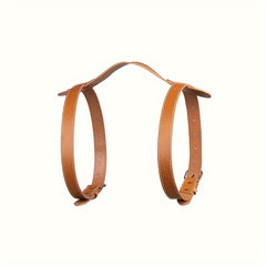 Adjustable PU Leather Picnic Mat Carrier Strap for Outdoor Camping