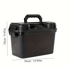 1pc Plastic Fishing Tackle Box Bait Storage Outdoor Camping Case