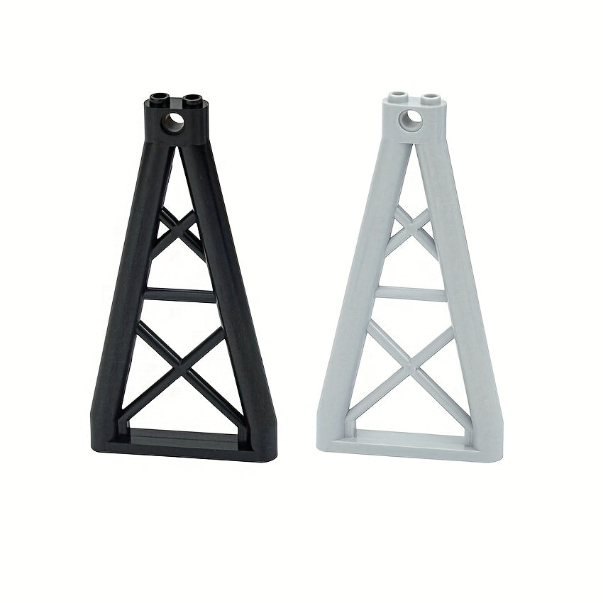 4pcs Building Blocks 1x6x10 Girder Triangular Compatible with 64449
