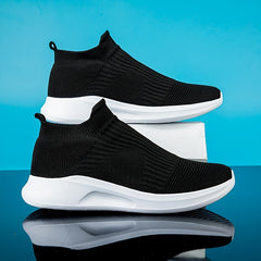 Men's Breathable Mesh Running Shoes Outdoor Athletic Walking Sneakers