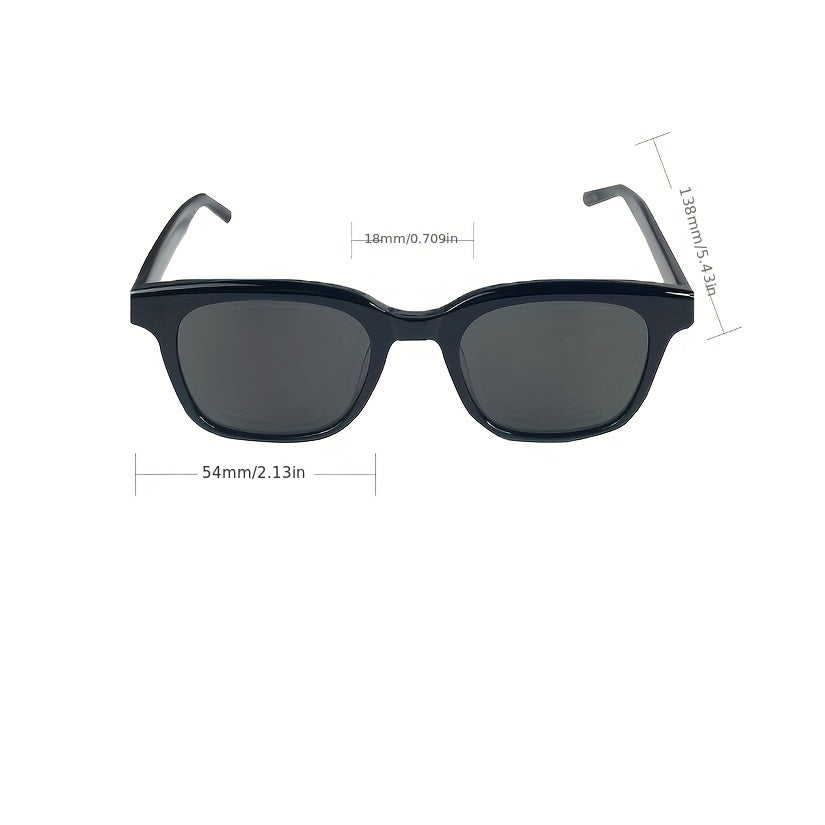 Vintage Classic Sunglasses With Anti Pressure Glasses Case