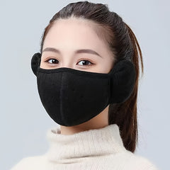 2026 Winter Breathable Mask & Ear Muffs Windproof Reusable for Outdoor Sports