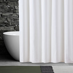Machine Washable Water Repellent Shower Curtain for Bathroom