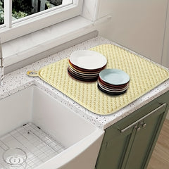 Kitchen Dish Drying Mat Absorbent Quick Drying Pad