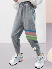Girls Street Jogger Sweatpants Loose Fit Sports Running Trousers