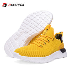 Baasploa Men's Lightweight Running Shoes Breathable Sneakers