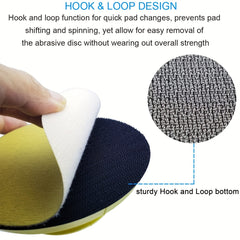 2-Pack Hand Sanding Blocks for 12.7cm Hook and Loop Discs