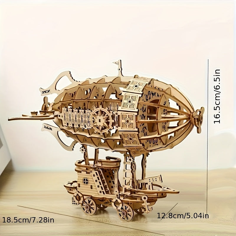 2pcs Wooden Marine Sail 3D Puzzle Model DIY Building Toy Concentration Easy Asse