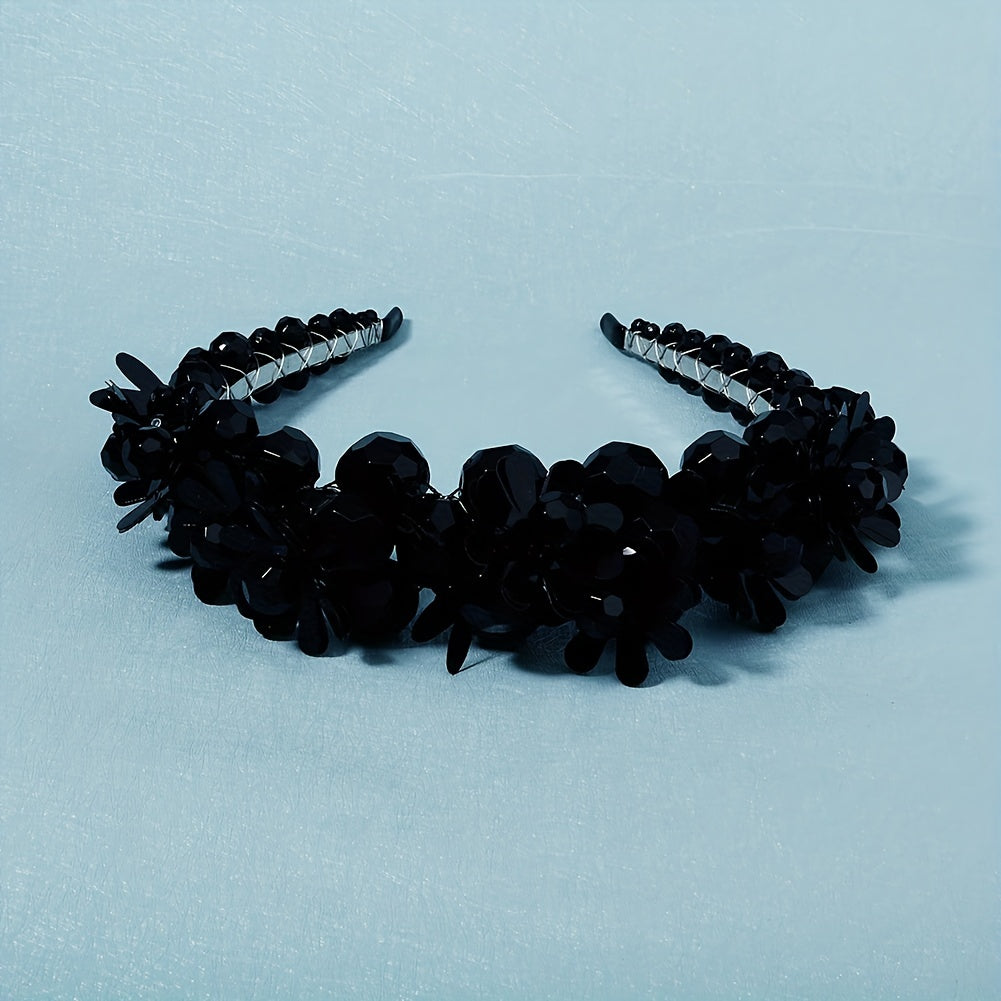 Waves Rhinestone Headband Wedding Prom Hair Accessories