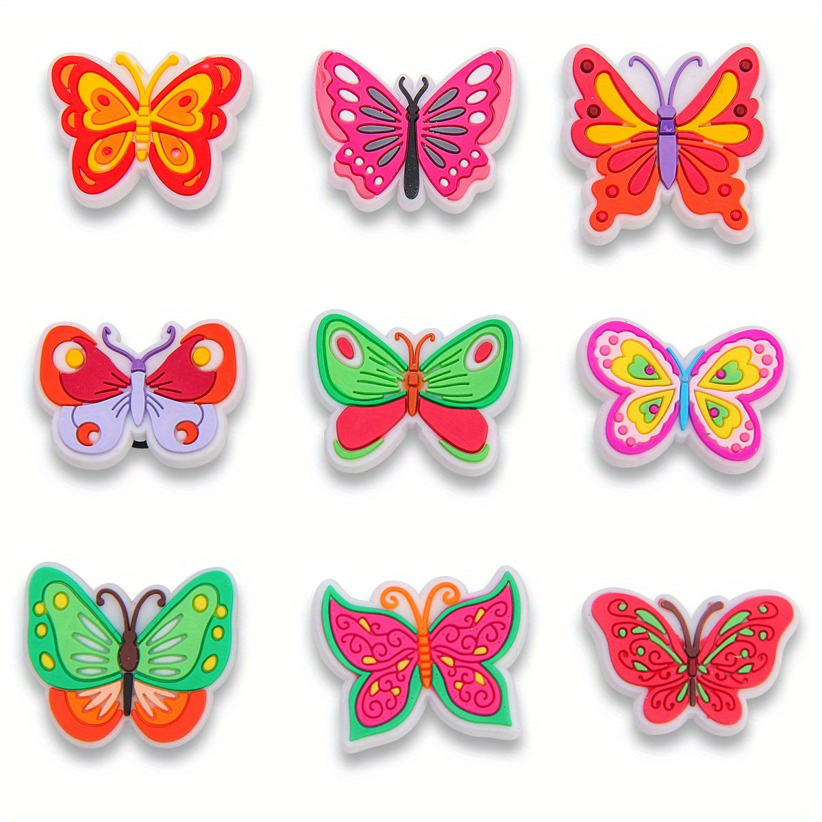 16pcs Cartoon Anime Shoe Charms Decorations for Slide Sandals