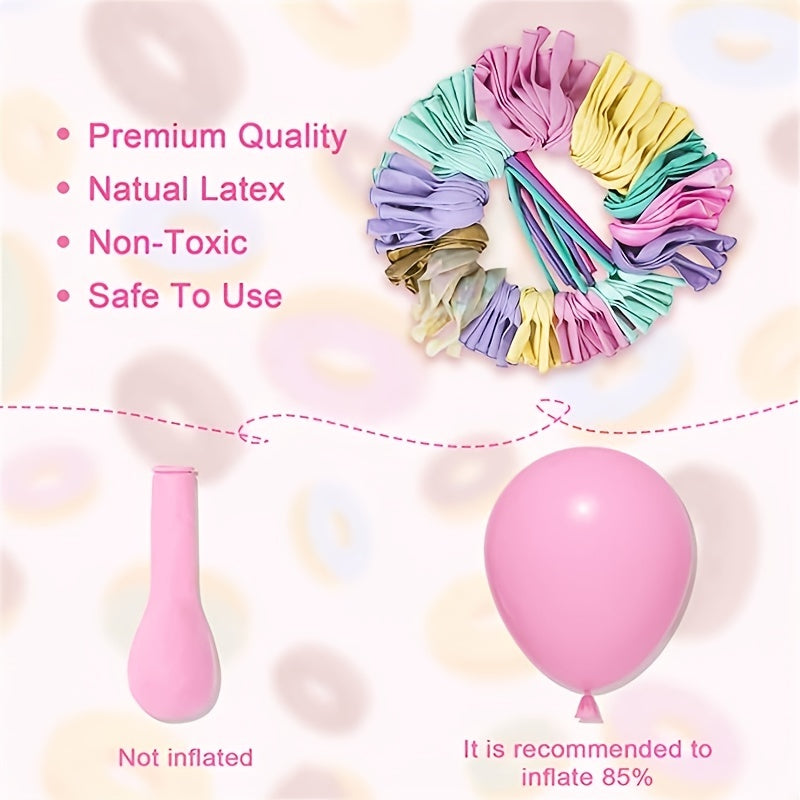139pcs Donut Balloon Garland Arch Set Wedding Birthday Party Decoration