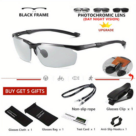 Aluminum Magnesium Frame Sunglasses Polarized Men Women