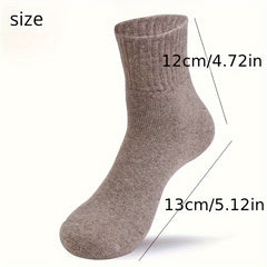 Thick Wool Socks for Men and Women, Mid-calf, Warm Winter
