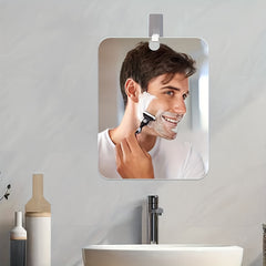 Fogless Shower Mirror for Shaving - Wall Hanging Bathroom Mirror